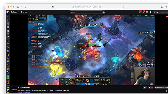 Pog Networks mockup